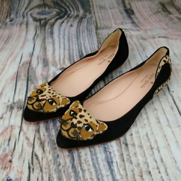 kate spade Shoes | Kate Spade Norman Leopard Cat Ballet Flats | Poshmark